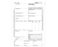 Lettera di vettura internazionale CMR MC - 12'' x 24 cm - 5 copie autoric. - DU18930M500 - Data Ufficio