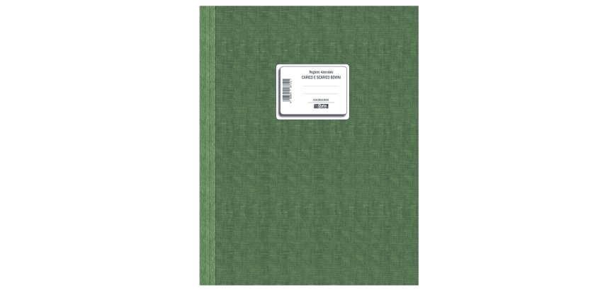 Registro carico/scarico bovini - 23 pagine numerate - 31 x 24,5 cm - DU138313000 - Data Ufficio