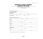 Registro carico/scarico bovini - 23 pagine numerate - 31 x 24,5 cm - DU138313000 - Data Ufficio