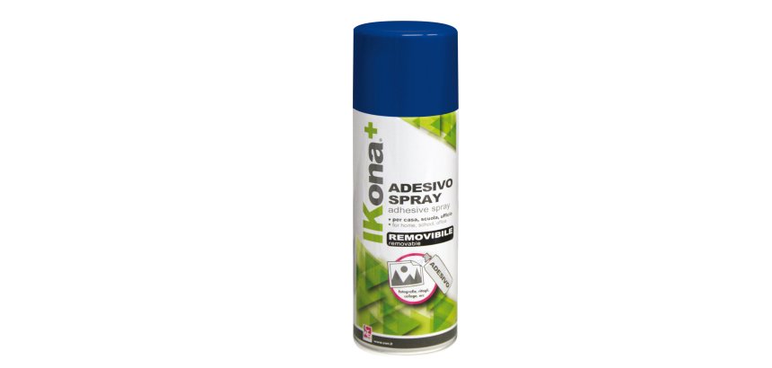 Adesivo spray - rimovibile - 400 ml - IKona+