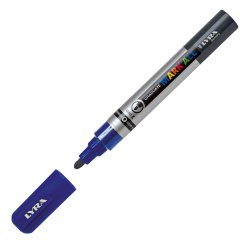 Marcatore a base d'acqua Graduate Mark All  - punta tonda 2mm - blu - Lyra