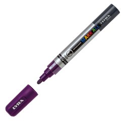 Marcatore a base d'acqua Graduate Mark All  - punta tonda 2mm - viola - Lyra