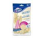 Guanti in lattice Satin - taglia S - crema - Logex Professional
