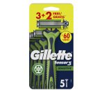 Gillette Sensor 3 Sensitive - confezione usa&getta 3 + 2 pezzi