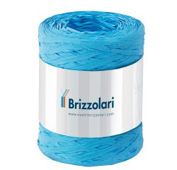 Nastro Rafia sintetica - azzurro 06 - 5mmx200mt - Brizzolari