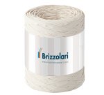 Nastro Rafia sintetica - avorio 25 - 5mmx200mt - Brizzolari