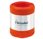 Nastro Rafia sintetica - arancione 12 - 5mmx200mt - Brizzolari