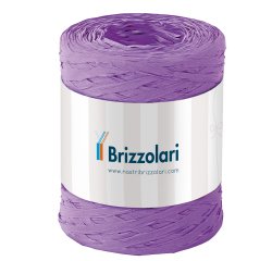 Nastro Rafia sintetica - lilla 16 - 5mmx200mt - Brizzolari