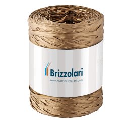 Nastro Rafia sintetica - oro 33 - 5mmx200mt - Brizzolari