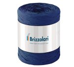 Nastro Rafia sintetica - blu scuro 37 - 5mmx200mt - Brizzolari