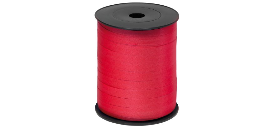 Rocca di nastro liscio 6800 - 9,5 mm x 250 mt - rosso 07 - Brizzolari