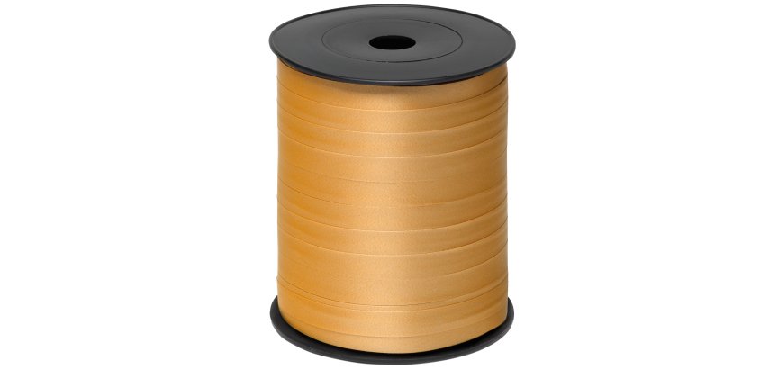 Rocca di nastro liscio 6800 - 9,5 mm x 250 mt - oro 03 - Brizzolari