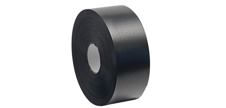 Nastro liscio 6800 - in polipropilene - 50mmx100mt - nero 18 - Brizzolari