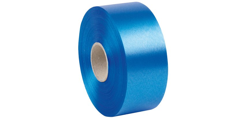 Nastro liscio 6800 - in polipropilene - 50mmx100mt - blu 08 - Brizzolari