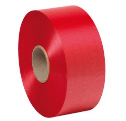 Nastro liscio 6800 - in polipropilene - 50mmx100mt - rosso 07 - Brizzolari