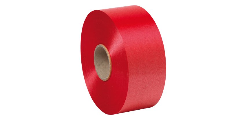 Nastro liscio 6800 - in polipropilene - 50mmx100mt - rosso 07 - Brizzolari