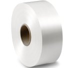 Nastro liscio 6800 - in polipropilene - 50mmx100mt - bianco 01 - Brizzolari