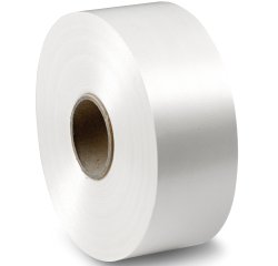Nastro liscio 6800 - in polipropilene - 50mmx100mt - bianco 01 - Brizzolari