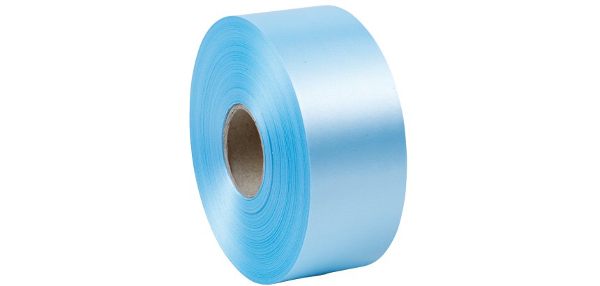 Nastro liscio 6800 - in polipropilene - 50mmx100mt - azzurro 06 - Brizzolari