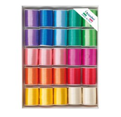 Rocche di nastro liscio 6800 -10 mm x 10 mt - colori primaverili assortiti - Brizzolari - conf. 25 pezzi