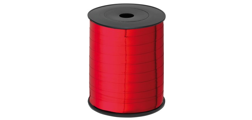Rocca di nastro 6870 - metal - 10mmx250mt - rosso 07 - Brizzolari