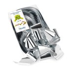Nastro strip metal 6870 - argento 04 - 50 mm - diam. 20 cm - Brizzolari - conf. 30 pezzi