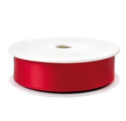 Nastro doppio raso - 25mmx25mt - rosso 35 - Brizzolari