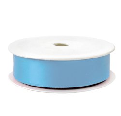 Nastro doppio raso - 25mmx25mt - azzurro 70 - Brizzolari