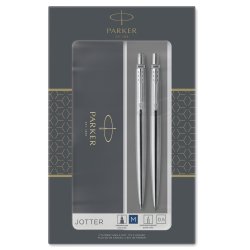 En_juego parker jotter duo acero ct boligrafo + portaminas