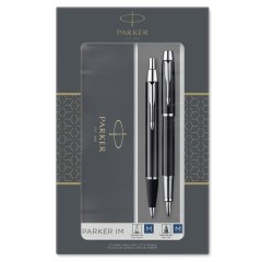 Gift Set Sfera M + Stilografica M IM nero CT - Parker