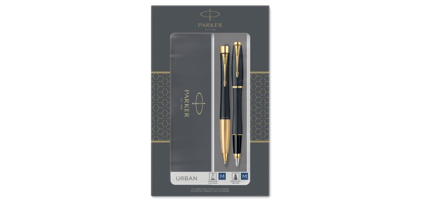Gift Set Sfera M + Stilografica M Urban muted nero GT - Parker