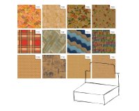 Carta regalo - kraft - Natura - 70 x 100 cm - Rex Sadoch - scatola 100 fogli