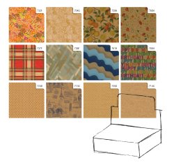 Carta regalo - kraft - Natura - 70 x 100 cm - Rex Sadoch - scatola 100 fogli