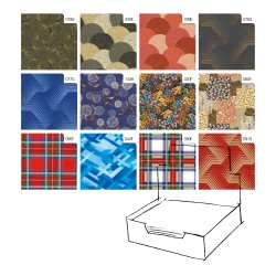 Carta regalo - raso - Classico - 70 x 100 cm - Rex Sadoch - scatola 100 fogli