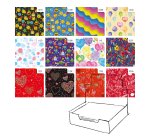 Carta regalo - raso - Fantasia - 70 x 100 cm - Rex Sadoch - scatola 100 fogli