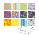 Carta regalo - raso - Colors - 70 x 100 cm - Rex Sadoch - scatola 100 fogli