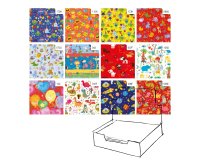 Carta regalo - raso - Bambini - 70 x 100 cm - Rex Sadoch - scatola 100 fogli