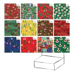 Carta regalo - raso - Country Natale - 70 x 100 cm - Rex Sadoch - scatola 100 fogli