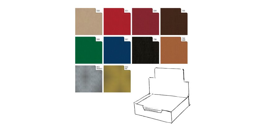 Carta regalo - kraft - Dark - 70 x 100 cm - Rex Sadoch - scatola 100 fogli