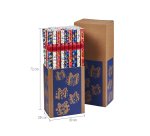 Carta regalo - raso - Fantasia - 200 x 70 cm - Rex Sadoch - expo da 50 rotoli