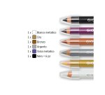 Matite cosmetiche Make Up - mina diam. 6,25 mm - colori metal - Giotto - conf. 6 pezzi