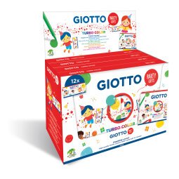 Set 12 astucci da 6 pennarelli - turbo color party gifts - Giotto