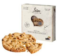 Torta sbrisola nocciola ciocco - 200 gr - Loison