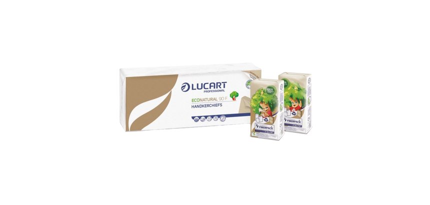 Pacchetti da 9 fazzoletti - 4 veli - Lucart - conf. 10 pezzi