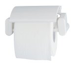 Portarotolo carta igienica ABS - 17 × 11,7 × 7 cm - bianco - Medial
