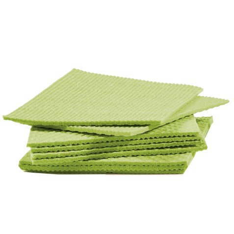 Pannospugna Aquos - 18 x 20 cm - verde - Perfetto - pack 10 pezzi