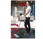 Kit completo sistema di pulizia Spraypro - manico + telaio + 2 top in microfibra + 5 panni vetro - Vileda