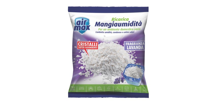Ricarica sali assorbiumidità - lavanda - 1 kg - Air Max