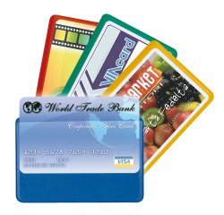 Busta porta card - 5,8x8,7 cm - 1 tasca - colori assortiti - Sei Rota