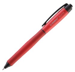 Roller gel a sfera a scatto Palette - rosso - Stabilo